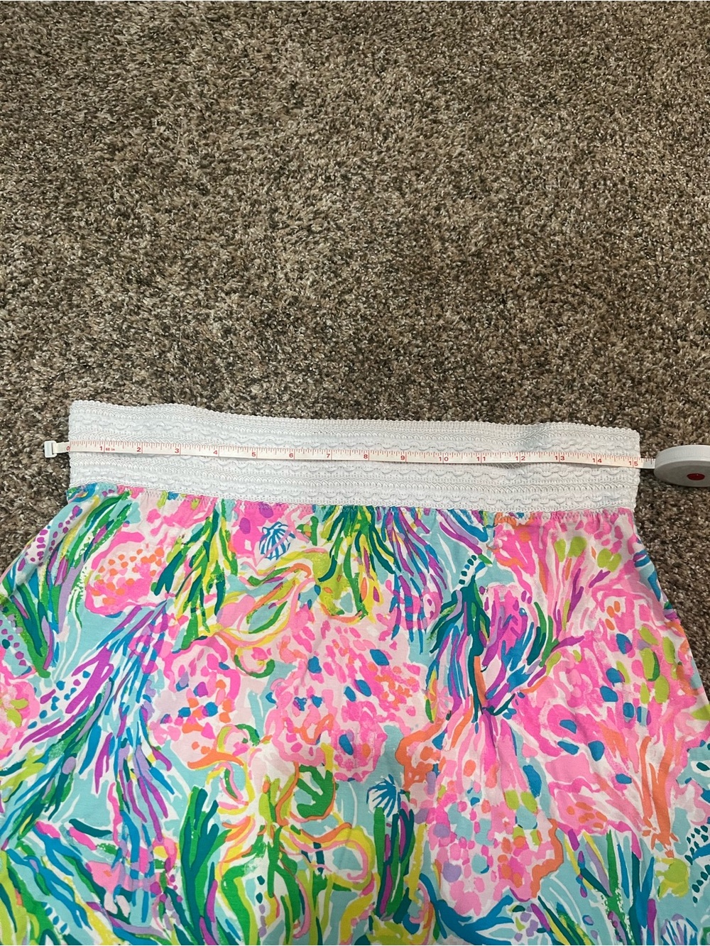 Lilly Pulitzer Pastel Floral Maxi Skirt - Pink, Green, Blue, Yellow - Picture 6 of 8